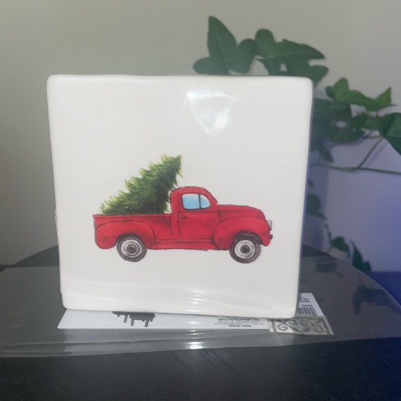 Rae Dunn double sided Ceramic MERRY CHRISTMAS Sign - Picture 2 of 12